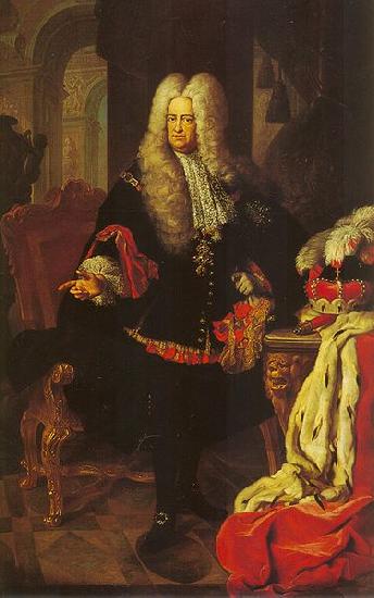 Jakob Philipp Hackert Portrait of Charles III Philip Sweden oil painting art